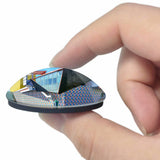 Holland Groninger Museum 3D Fridge Magnet Crystal Glass