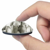 France Fountain of Elephants Chambery 3D Fridge Magnet Crystal Glass