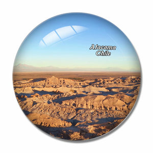 Atacama Desert Chile 3D Fridge Magnet Crystal Glass