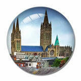 UK England Truro Cathedral 3D Fridge Magnet Crystal Glass