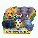 Animals South Africa Fridge Magnet 3D Resin