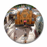 Holland Madurodam Hague 3D Fridge Magnet Crystal Glass
