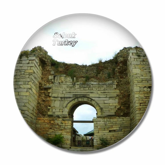 Turkey Saint John Basilica Selcuk 3D Fridge Magnet Crystal Glass