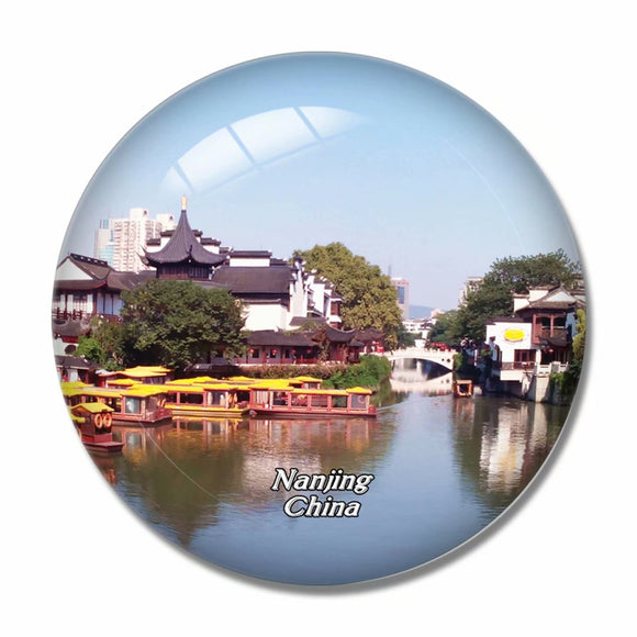 China Nanjing 3D Fridge Magnet Crystal Glass