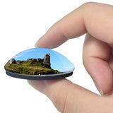 UK England Ayr Dunure Castle 3D Fridge Magnet Crystal Glass
