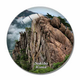 Korea Mt Seoraksan Sokcho 3D Fridge Magnet Crystal Glass