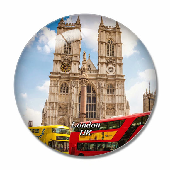 UK England Westminster Abbey London 3D Fridge Magnet Crystal Glass