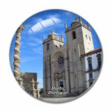 Portugal Porto Cathedral 3D Fridge Magnet Crystal Glass