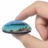 Papua New Guinea 3D Fridge Magnet Crystal Glass