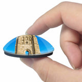 UK England Glastonbury Tor 3D Fridge Magnet Crystal Glass