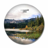 USA America Mammoth Lakes 3D Fridge Magnet Crystal Glass