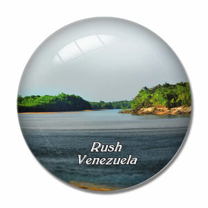 Venezuela Costa Holiday Landscape 3D Fridge Magnet Crystal Glass