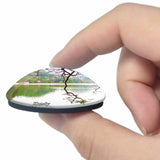 Sri Lanka Kandy Lake 3D Fridge Magnet Crystal Glass