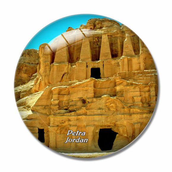 Petra Jordan 3D Fridge Magnet Crystal Glass