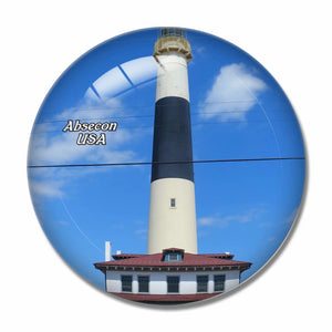 America USA Absecon Lighthouse 3D Fridge Magnet Crystal Glass