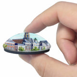 Holland Bourtange Groningen 3D Fridge Magnet Crystal Glass