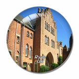 UK England Quarr Abbey Ryde 3D Fridge Magnet Crystal Glass