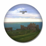 UK England Bushmills Dunluce Castle 3D Fridge Magnet Crystal Glass