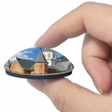 Provo Temple Utah USA 3D Fridge Magnet Crystal Glass