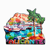 Alicante Spain Fridge Magnet 3D Resin