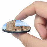 Spain Castle Valladolid 3D Fridge Magnet Crystal Glass