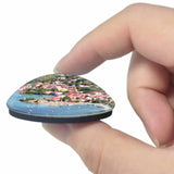 Guadeloupe France 3D Fridge Magnet Crystal Glass