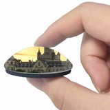 Germany Malbork Castle Hildesheim 3D Fridge Magnet Crystal Glass