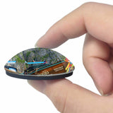 Thailand Maya Bay Phi Phi Islands 3D Fridge Magnet Crystal Glass