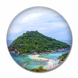 Thailand Nang Yuan Island Koh Samui 3D Fridge Magnet Crystal Glass