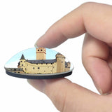 Germany Castle Rhine Rhone 3D Fridge Magnet Crystal Glass