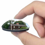 Quincy Adams Park Massachusetts USA 3D Fridge Magnet Crystal Glass