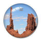 America USA Rocky Towers Monument Valley Utah 3D Fridge Magnet Crystal Glass