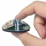 Brazil Caracol Waterfall 3D Fridge Magnet Crystal Glass