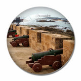 Morocco Essaouira Fishing Port 3D Fridge Magnet Crystal Glass