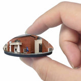 USA America Nantucket Whaling Museum 3D Fridge Magnet Crystal Glass