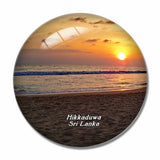 Sri Lanka Hikkaduwa Beach 3D Fridge Magnet Crystal Glass