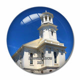 Provincetown Library Cape Cod Massachusetts USA 3D Fridge Magnet Crystal Glass