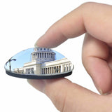 Havana Cuba 3D Fridge Magnet Crystal Glass