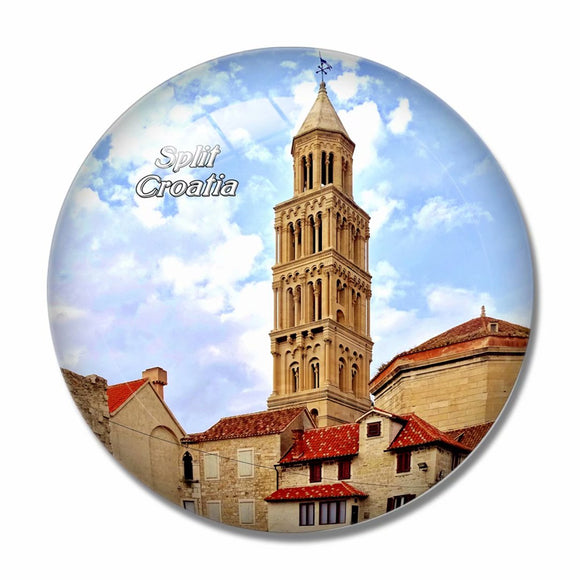 Croatia Diocletian's Palace Split 3D Fridge Magnet Crystal Glass