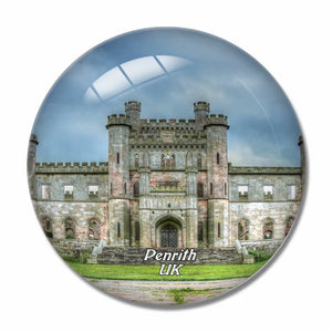 UK England Lowther Castle and Gardens Penrith 3D Fridge Magnet Crystal Glass