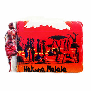 Hakuna Marara Tanzania Fridge Magnet 3D Resin