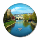 UK England Bath River Avon 3D Fridge Magnet Crystal Glass