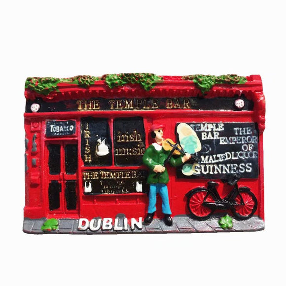 Dublin Ireland Fridge Magnet 3D Resin