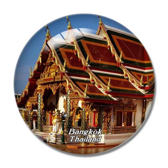 Thailand Wat Phra That Choeng Chum Bangkok 3D Fridge Magnet Crystal Glass