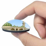 Oman Muscat Zulfa Mosque 3D Fridge Magnet Crystal Glass