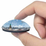 Slovenia Ljubljana 3D Fridge Magnet Crystal Glass