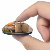 France Castle of the Dukes of Brittany Nantes 3D Fridge Magnet Crystal Glass