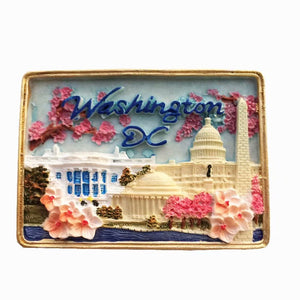 Washington D.C. USA America Fridge Magnet 3D Resin