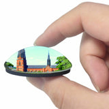 Sweden Uppsala Cathedral 3D Fridge Magnet Crystal Glass