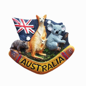 Australia Fridge Magnet 3D Resin